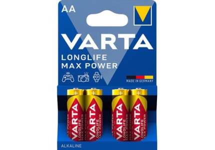 Baterie R6 AA Varta Max Tech , 1.5V, alcalina