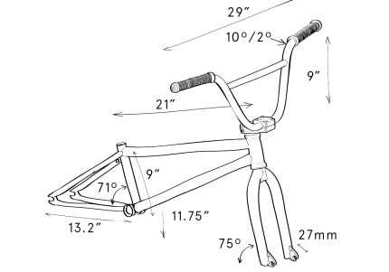 FlyBikes Proton BMX, 20"